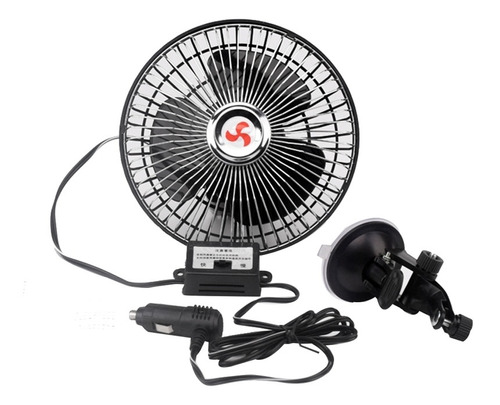 Ventilador De Salpicadero De Coche De 6 Pulgadas Y 12 V, Con