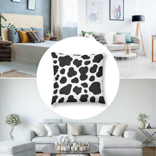 Estampado De Vaca Animal Blanco Blanco Spot Decorativo De De