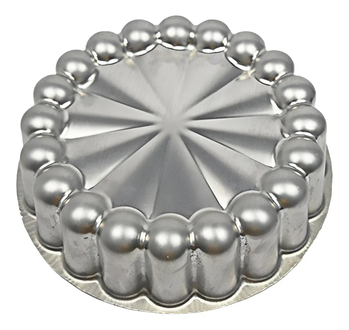 Forma Bolo Ballerine Decorada Alumínio Caparroz 22x6cm