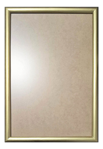 1 Marco De Madera Con Vidrio Anti 50x70cm, Todo Incluido Oro