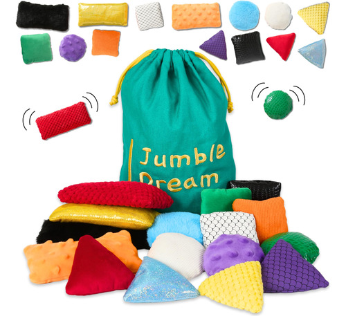 Jumble Beans - Bolsas De Frijoles Sensoriales Para Bebés: .