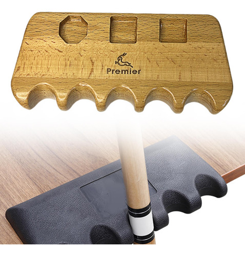 Soporte De Reposo De Billar Almacenamiento De 5 Cue 9cmx19cm