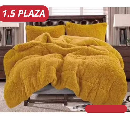 Cobertor Cubrecama Invierno Chiporro Plaza Y Media + Funda
