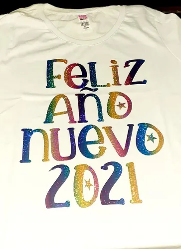 Playeras para año nuevo 2021 hotsell