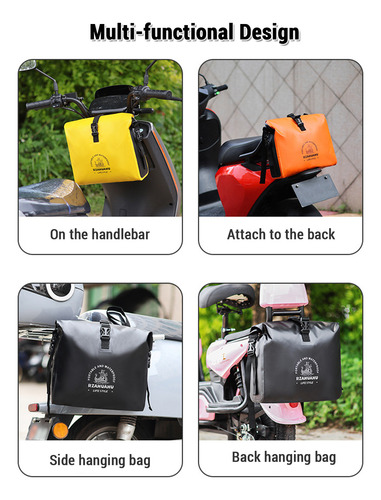Bolsa De Bicicleta, Manillar Impermeable Para Bolsa