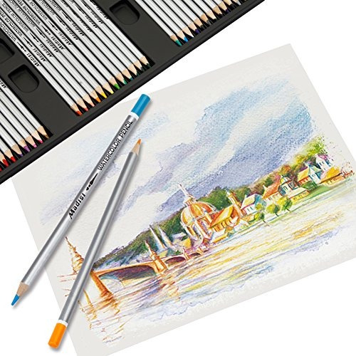 Kit Del Arte Madisi 100 Unidades - 36 Lápices De Acuarela,