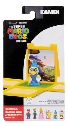 Super Mario Bros Pelicula Figura Kamek C/ Block De Pregunta