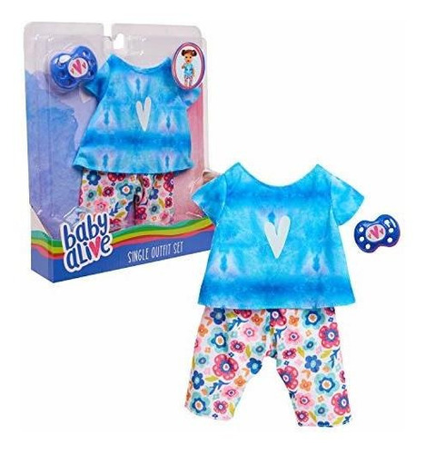 Baby Alive Single Outfit Set, Tie Dye Tee