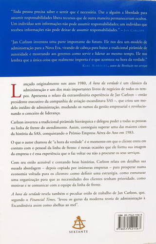 A Hora Da Verdade - Jan Carlzon