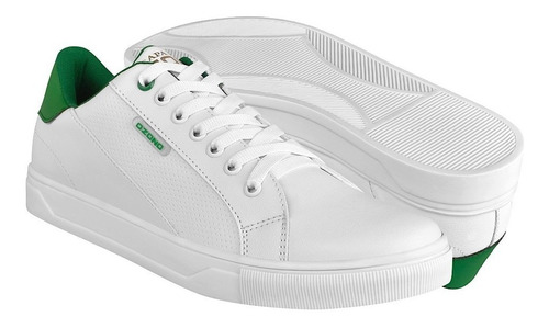 Tenis Casual De Hombre Capa De Ozono 60009302-3 Blanco Verde