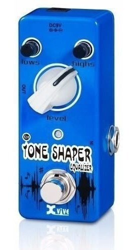 Pedal Xvive Guitarra Tone Shaper Ecualizador 2 Bandas Cuota