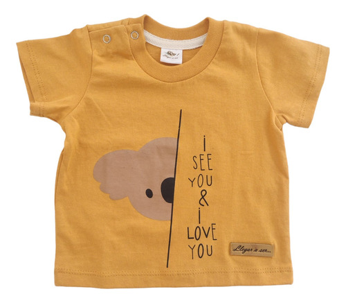 Remera Bebe Mangas Cortas Koala