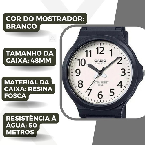 Relógio Casio Masculino Original Prova D'água Básico Barato