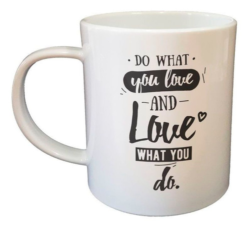 Taza De Plastico Frase Do What You Love