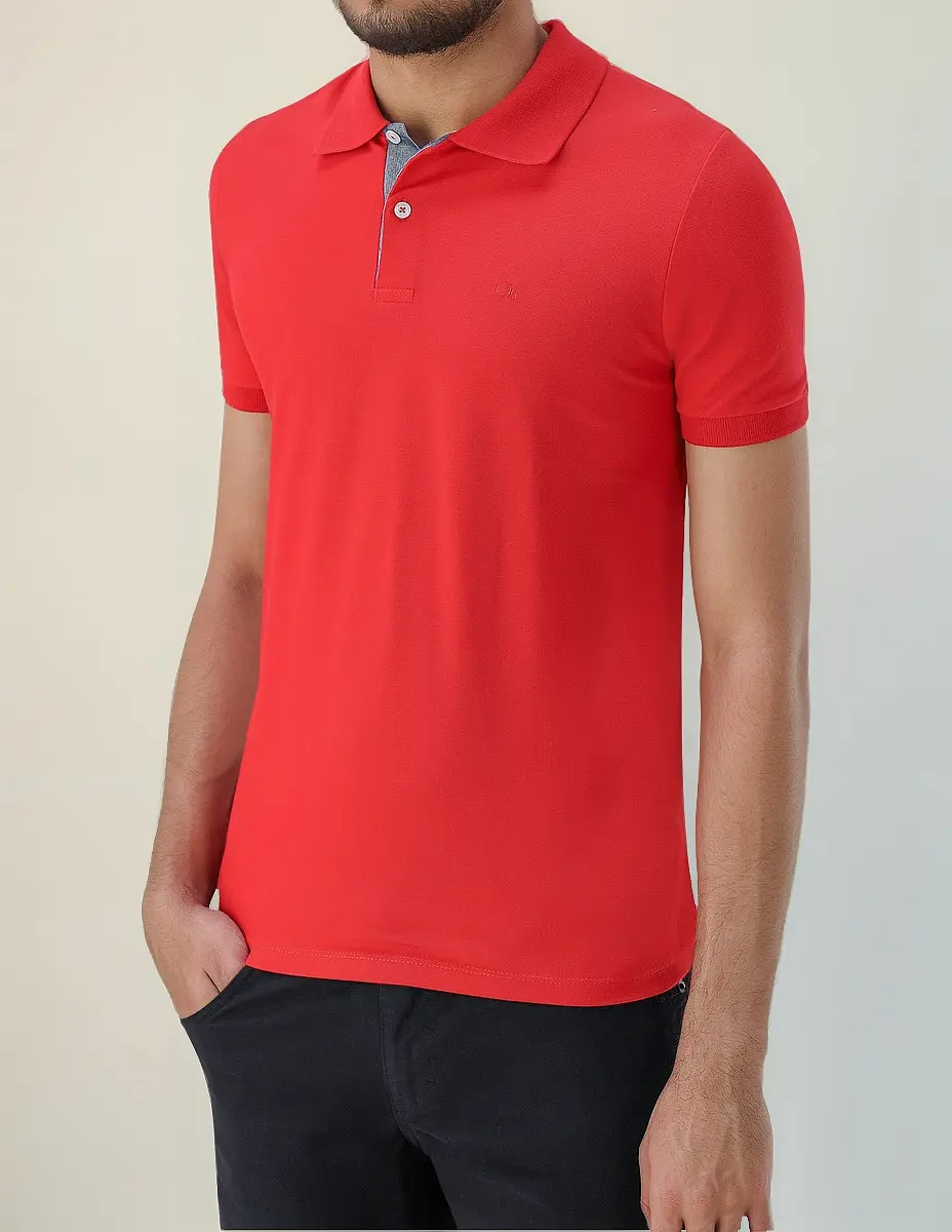 Camiseta Polo Slim Masculina Ogochi Original Camisa Social