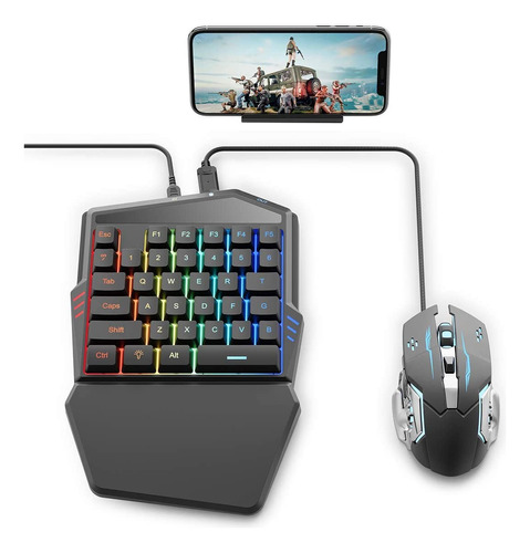 Kit Gamer 4 En 1 Bluetooh Para Celulare Mouse Free Fire Call