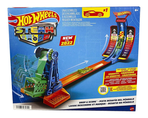 Pista Hot Wheels Desafio Do Pêndulo Gravidade - Mattel Hdy47 Cor Colorido