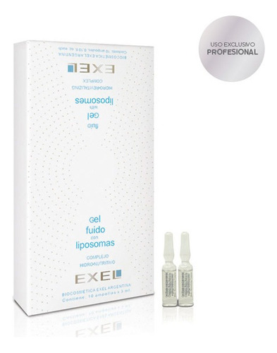 Gel Fluido Liposomado Exel Ampollas X10 Hidronutritivo Compl Tipo de piel Todo tipo