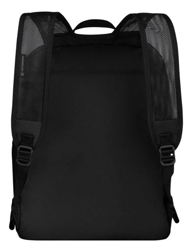 Mochila Empacable, Travel Essentials Victorinox Color Negro Diseño De La Tela Lisa