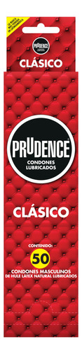 Dispensador Con 50 Condones Prudence Clásico Lubricados
