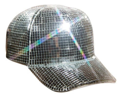 2 Sombrero De Espejo De Bola De Discoteca, Gorra De
