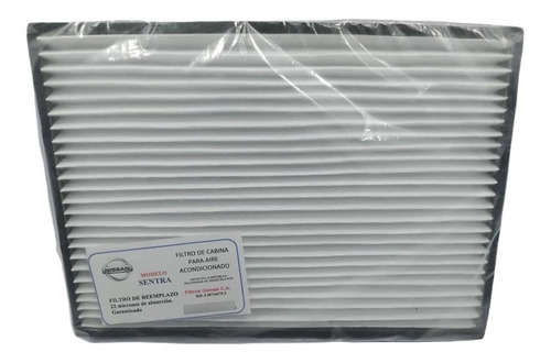 Imagen 2 de 3 de Filtro Antipolen Aire Acondicionado Tablero Nissan Sentra