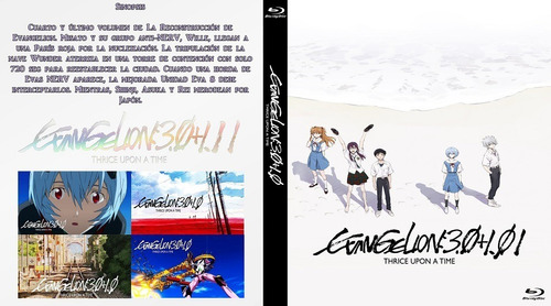 Evangelion: 3.0+1.01 Thrice Upon A Time Blu Ray Oficial