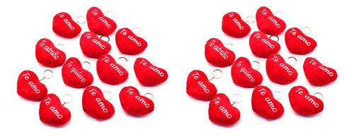 Pack 24 Llaveros Corazones Te Amo San Valentin Día Del Amor