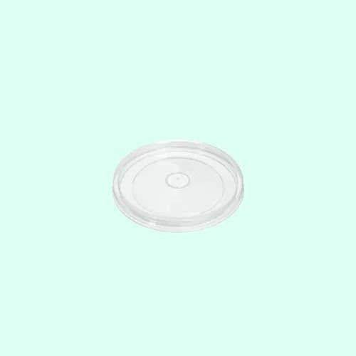 Tapa 12 Plastica Plana Blanca P/contenedor P/helado C/100