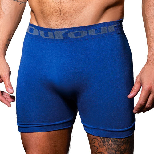 Pack Boxer Hombre X 6 Dufour Algodón Liso Sin Costura 12050