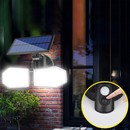 Lámpara Solar De Pared Con Sensor De Cuerpo Humano, Cancha G