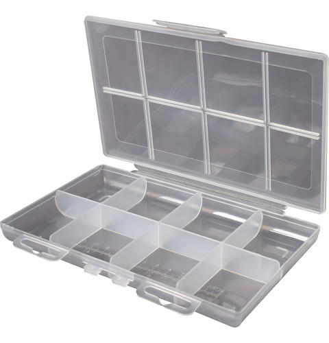 Caja De Plastico Organizadora 18x11x2cm Color Blanco