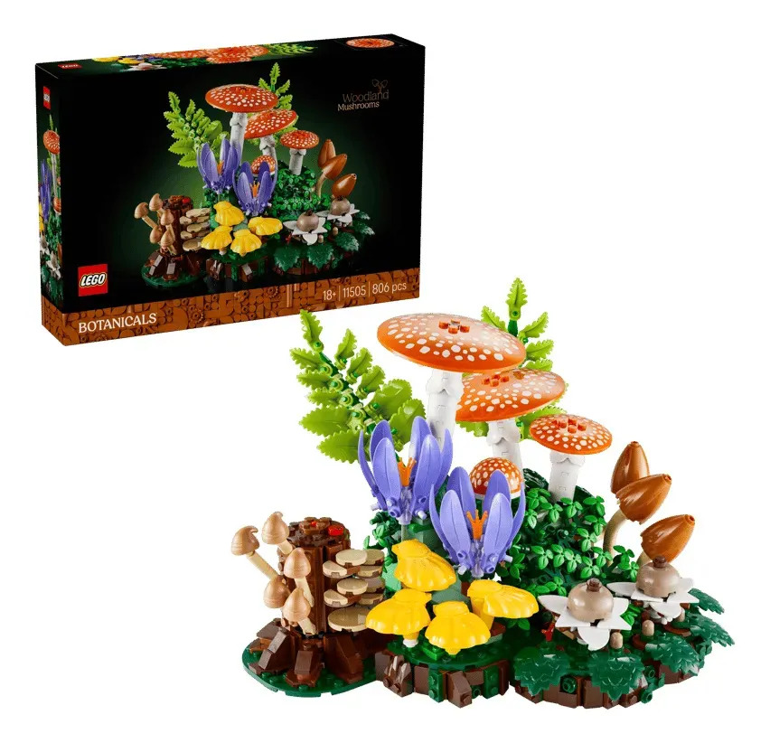Hongos del bosque de Lego Botanicals 11505, 806 piezas, 806 hongos del bosque