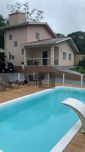 Imagem 2 de 25 de Casa Com 5 Dormitórios E Terreno Com 2.000m2 À Venda - Alto Aririu - Palhoça/sc - Ca0753