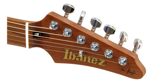 Guitarra Ibanez Tqm1 Nt Tom Quayle Made In Japan C/ Case Cor Natural Orientação Da Mão Destro