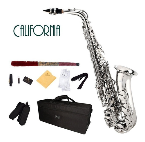 Saxo Alto California Original  Plateado