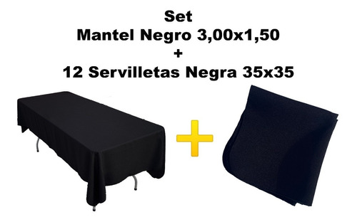 Mantel 3.00x1.50 + 12 Servilletas Tropical Antimancha