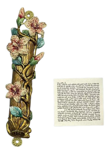 Puerta Mezuzah Mezuzah Placa Bendición Mesiánica Moderna