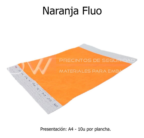Imagen 2 de 10 de Pulseras Tyvek Identificación Eventos Lisas X1000un