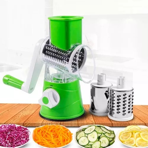 Rallador Espiral Manual  Corta  Vegetales Verduras  Quesos