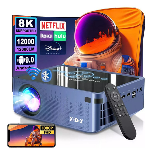 Proyector Profesional Xgody 8k Android Wifi Full Hd 12000 Lm