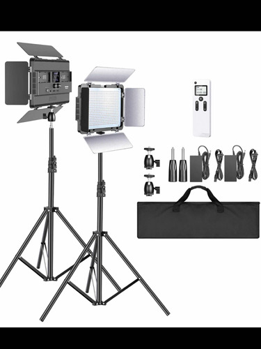 Kit De Iluminación Fotografía Y Video 600 Led Neewer