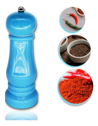 Imagem 6 de 7 de Kit 2 Moedor Triturador Tempero Sal Pimenta Grãos Requintado