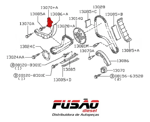 Tensor Correia Dentada Nissan Frontier 2.5 08/12 13070eb71b Tensor Correia Dentada Nissan Frontier 2.5 08/12 13070eb71b