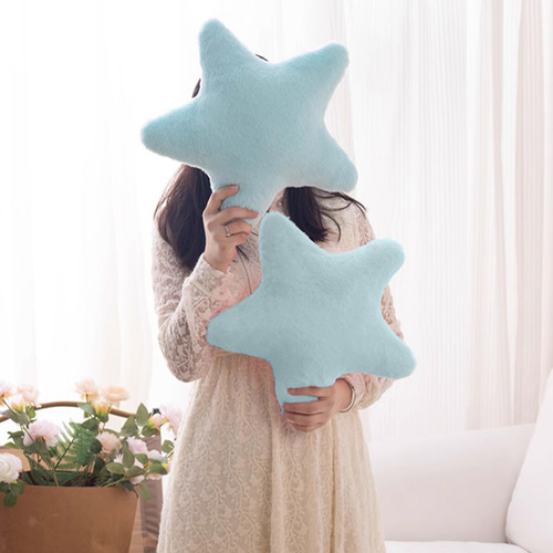Funda De Almohada En U Con Forma De Estrella, Cojines Decora