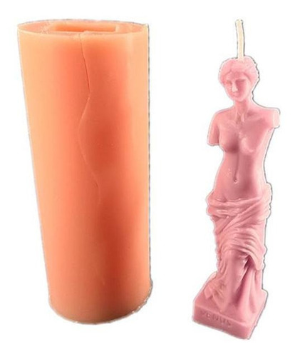 Molde De Estatua De Vela Venus Con Personaje De Mitología Gr