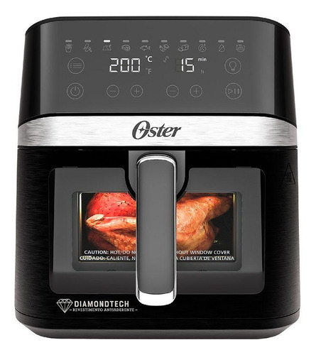 Fritadeira Elétrica Oster Diamondtech 6l Com Visor 220v