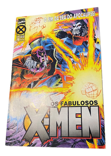 Revista Hq Gibi Os Fabulosos X-men Nº 22 Editora Abril Jovem Excelente Estado - Raridade Dos Anos 90 (Usado)