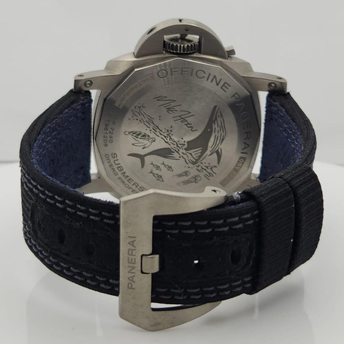 Panerai Submersible Mike Horn Edition 47mm Automático Preto Prateado Preto (Usado)