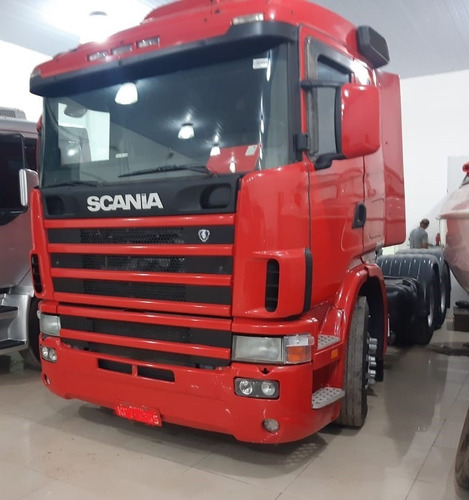 Scania 114 R 380 6x2 Trucada Vermelha 2007 *** Extra***